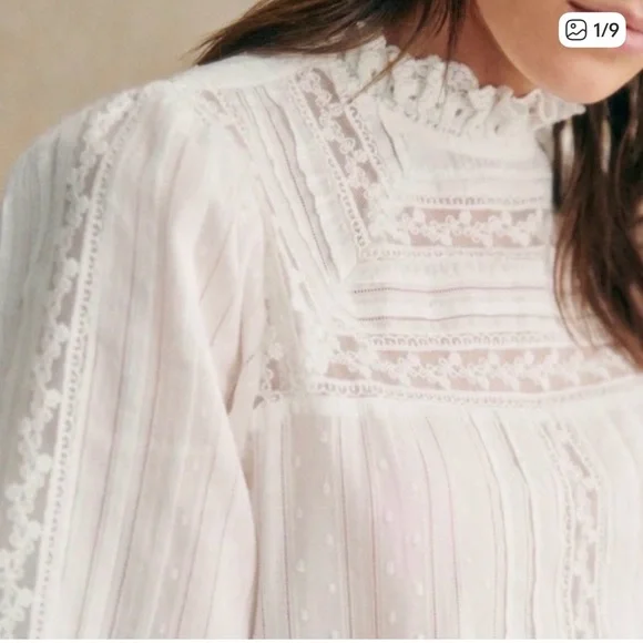 Sezane Elisabetta Blouse - Small - Picture 2 of 5